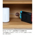 オープンラック 白井産業 棚 シェルフ 本棚 リビング収納 背面化粧有 配線穴 ナチュラルブラウン 幅90 高さ72 奥行42cm ナチュリカ NTU-7090R NA 写真9