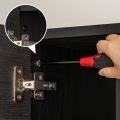 壁面収納 上置き P2L-1860D DHA DHB DESK BR用 幅60cm 高さ55cm ミドルブラウン 天井突っ張り 耐震機能付き ソフトクローズ扉 ポルターレリビング2 写真9