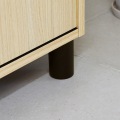 下駄箱 シューズボックス 白井産業 幅81cm 高さ114cm ナチュラルブラウン 引き戸 約28足収納 靴箱 玄関収納 シューズラック フルニコ 写真9