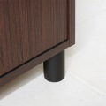 下駄箱 シューズボックス 白井産業 幅81cm 高さ114cm ダークブラウン 引き戸 約28足収納 靴箱 玄関収納 シューズラック フルニコ 写真9