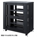 観音扉19インチマウントサーバーラック(24U) 写真9