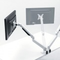 水平垂直多関節液晶モニターアーム(2面・ホワイト) 写真9