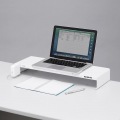 電源タップ+USBポート付き机上ラック(W600×D200 ホワイト) 写真9