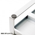 電源タップ＋USBハブ付き机上ラック(W500) 写真9