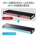 電源タップ＋USBハブ付き机上ラック(W1000) 写真9