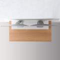 木製机上ラック(W1000・ホワイト) 写真9