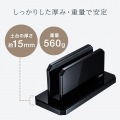 ノートパソコン用アクリルスタンド(縦置きタイプ) 写真9