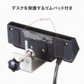 USB PD対応クランプ式AC充電器(PD65W・C×2+A×2・ブラック) 写真9