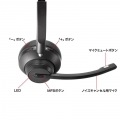 Bluetoothステレオヘッドセット(クレードル付き・デュアルマイク) 写真9