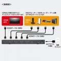 4入力1出力HDMI切替器(4K対応/シームレス切替/リモコン付き) 写真8