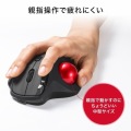 ワイヤレストラックボール(静音・5ボタン・親指操作タイプ) 写真9