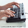 日本語109キーボード 抗菌防水防塵タイプ 写真9