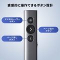 ワイヤレスプレゼンター(2.4GHz・変換アダプタ付き) 写真9