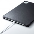 iPad Air 2020 ソフトレザーケース ブラック 写真9