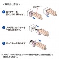 RJ-45プラグロック 写真9