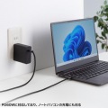 USB Type-Cシリコンメッシュケーブル(PD60W・2m・ブラック) 写真9