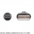 USB2.0 Type-C-Aコネクタ540°回転ケーブル・2m 写真9