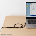 USB5Gbps Type-C延長ケーブル(L型・PD100W・0.5m) 写真9