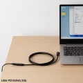 USB5Gbps Type-C延長ケーブル(L型・PD100W・1m) 写真9