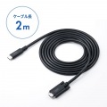 USB20Gbps Type-Cケーブル(デュアルスクリューロック・240W・2m) 写真9