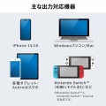 USB Type-C 拡張アダプタ(ケーブルタイプ・PD対応) 写真9