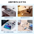 USB2.0Type-Cケーブル(2台同時充電+通信・PD100W) 写真9