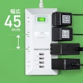 USB充電ポート付きタップ 平型 写真9