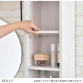 DOLLY(ドリー) 隙間収納ラック(幅25cm) ホワイト 写真9