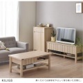 KILIGS(キリグス)ローテーブル 幅90cm テーブル リビング 引出し 引出し付テーブル オープン コンパクト 木目調 北歐 オークナチュラル KL38-90CT-IV 写真9
