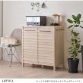 LAFIKA(ラフィカ)キッチンキャビネット(ロータイプ・85.4cm幅) オークナチュラル 写真9