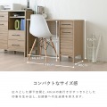 LAFIKA(ラフィカ)デスク(100cm幅) デスク 机 パソコンデスク 幅100 奥行40 コンパクトデスク コンパクト PCデスク 収納 グレーナチュラル LF73-100DS-GN 写真9
