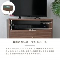 テレビ台 おしゃれ ローボード 幅60 テレビボード TV台 ロータイプ コンパクト スリム ミニ 収納 木製 ブラウン 引き出し QUNOA/ローボード 写真9
