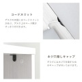 デスク ワゴン パソコンデスク 机 幅85 シンプル オフィスデスク つくえ 學習机 作業デスク ワークデスク DEUTYデスク DT72-85DS 写真9