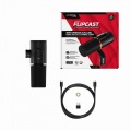 HyperX FlipCast ダイナミックマイク XLR マルチファンクションノブ搭載 ゲーマー向け PC Mac PS4 PS5 Nintendo Switch ブラック HXR-B2CM1AA 写真9