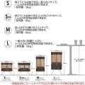 サイドワゴン・メッシュ R-336グレー マジックテープ式 | 荷物入れ 飲食店 コンパクト 折り畳み 収納 写真9